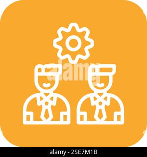 Corporate Culture Vector Icon Design Illustration Stock Vector
