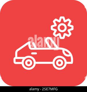 Car Service Vector Icon Design Illustration Stock Vector