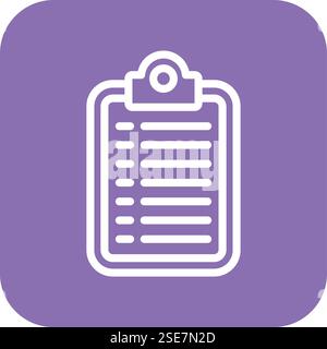Clipboard Vector Icon Design Illustration Stock Vector