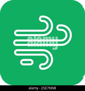 Wind Vector Icon Design Illustration Stock Vector