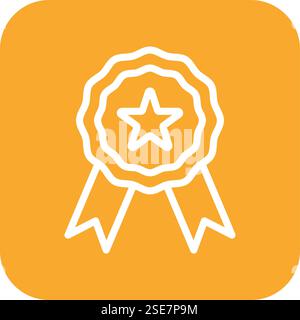 Badge Vector Icon Design Illustration Stock Vector