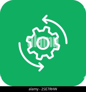 Agile Vector Icon Design Illustration Stock Vector