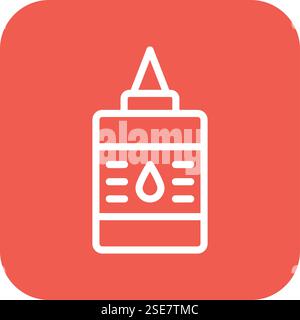 Glue Vector Icon Design Illustration Stock Vector