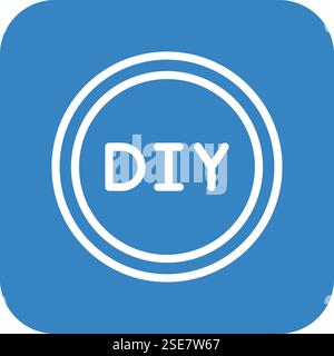 Diy Vector Icon Design Illustration Stock Vector