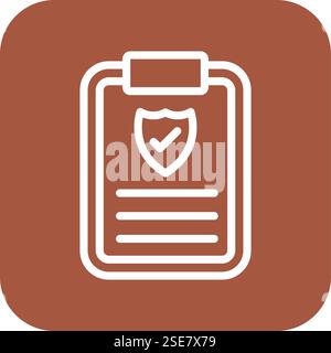 Coverage Vector Icon Design Illustration Stock Vector