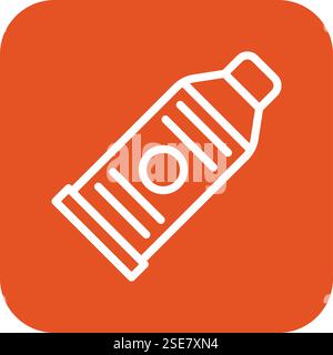 Paint Tube Vector Icon Design Illustration Stock Vector