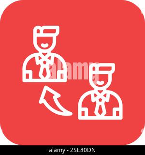Referral Vector Icon Design Illustration Stock Vector