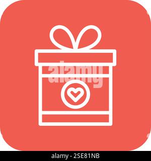 Gift Vector Icon Design Illustration Stock Vector