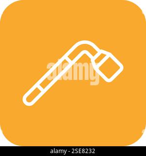 Allen Key Vector Icon Design Illustration Stock Vector