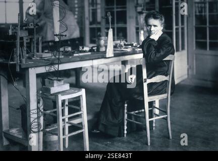 Marie Curie - twice a winner of the Nobel Prize Stock Photo