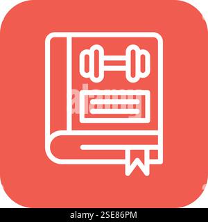 Book Vector Icon Design Illustration Stock Vector