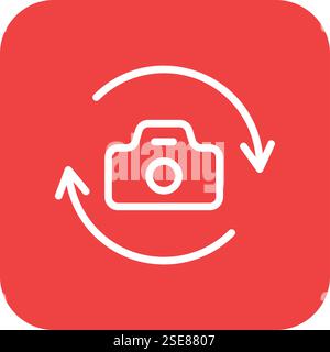 Change camera Vector Icon Design Illustration Stock Vector