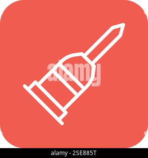 Chisel Vector Icon Design Illustration Stock Vector