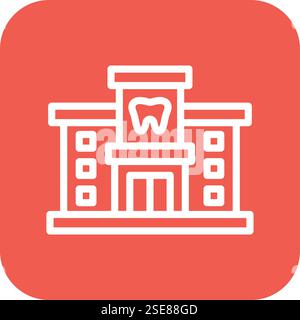 Dental Clinic Vector Icon Design Illustration Stock Vector