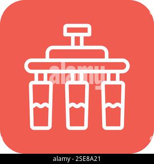 Water Filter Vector Icon Design Illustration Stock Vector