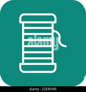 Yarn Vector Icon Design Illustration Stock Vector