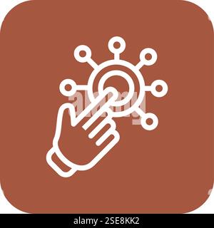 Interaction Vector Icon Design Illustration Stock Vector