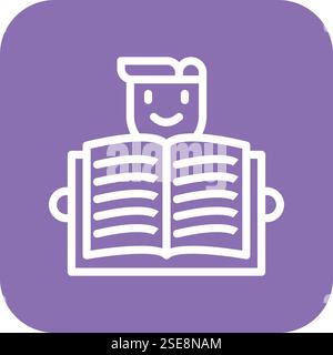 Study Vector Icon Design Illustration Stock Vector