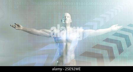 Medical Science Themed Background as a Concept Stock Photo