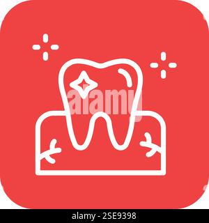 Tooth Hygiene Vector Icon Design Illustration Stock Vector