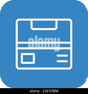 Box Vector Icon Design Illustration Stock Vector