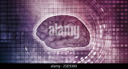 Neural Network Plexus Science Concept Abstract Background Stock Photo