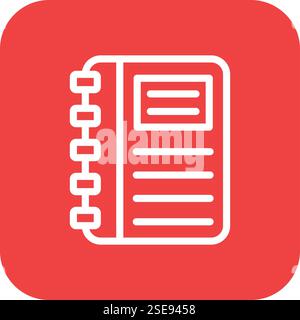 Planner Vector Icon Design Illustration Stock Vector