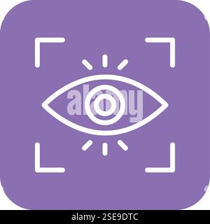 Auto focus Vector Icon Design Illustration Stock Vector