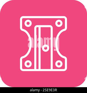 Sharpener Vector Icon Design Illustration Stock Vector