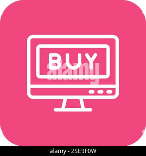 Purchase Vector Icon Design Illustration Stock Vector