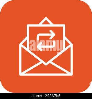 Sync Vector Icon Design Illustration Stock Vector