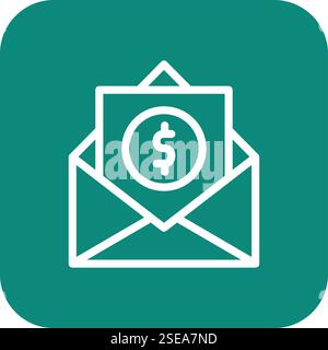 Dollar Vector Icon Design Illustration Stock Vector