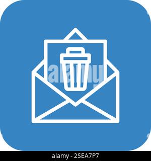 Trash Vector Icon Design Illustration Stock Vector