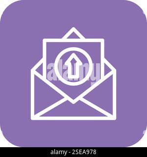 Upload Vector Icon Design Illustration Stock Vector