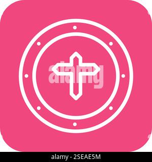 Shield Vector Icon Design Illustration Stock Vector