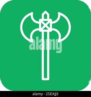 Axe Vector Icon Design Illustration Stock Vector
