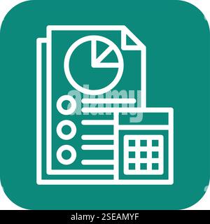 Accounting Vector Icon Design Illustration Stock Vector