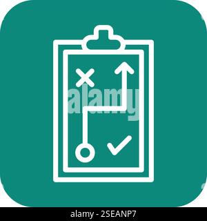 Planning Tag Vector Icon Design Illustration Stock Vector