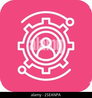 Setting Vector Icon Design Illustration Stock Vector
