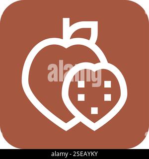 Custard apple Vector Icon Design Illustration Stock Vector
