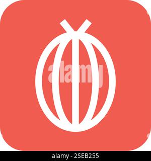 Gooseberry Vector Icon Design Illustration Stock Vector