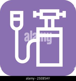 Air Pump Vector Icon Design Illustration Stock Vector