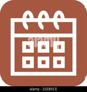 Calendar Schedule Vector Icon Design Illustration Stock Vector
