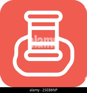 Oil Leakage Vector Icon Design Illustration Stock Vector