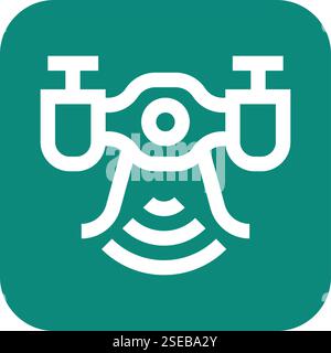 Drone Vector Icon Design Illustration Stock Vector