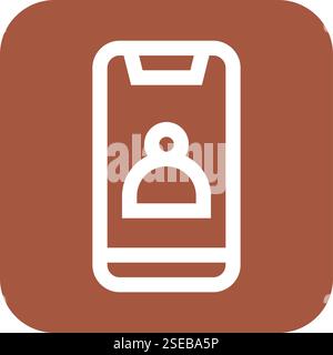 Call maid Vector Icon Design Illustration Stock Vector