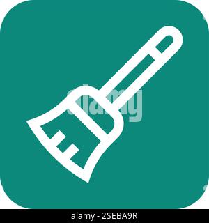 Feather duster Vector Icon Design Illustration Stock Vector