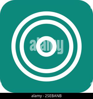 Plate Vector Icon Design Illustration Stock Vector