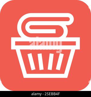 Bucket Vector Icon Design Illustration Stock Vector