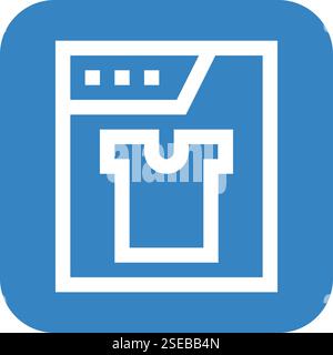 Cleaning service website Vector Icon Design Illustration Stock Vector